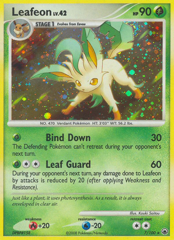 Leafeon (7/100) [Diamond & Pearl: Majestic Dawn] | The Time Vault CA