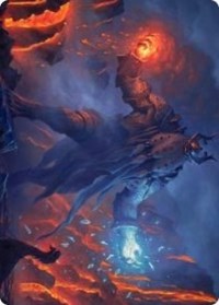 Aegar, the Freezing Flame Art Card [Kaldheim: Art Series] | The Time Vault CA