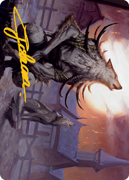 Lord of the Ulvenwald Art Card (Gold-Stamped Signature) [Innistrad: Midnight Hunt Art Series] | The Time Vault CA