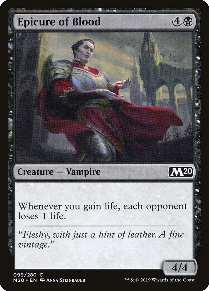 Epicure of Blood [Core Set 2020] | The Time Vault CA