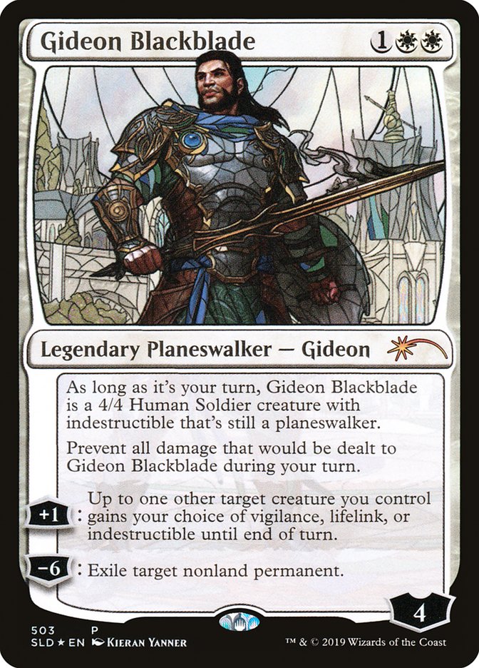 Gideon Blackblade (Stained Glass) [Secret Lair Drop Promos] | The Time Vault CA