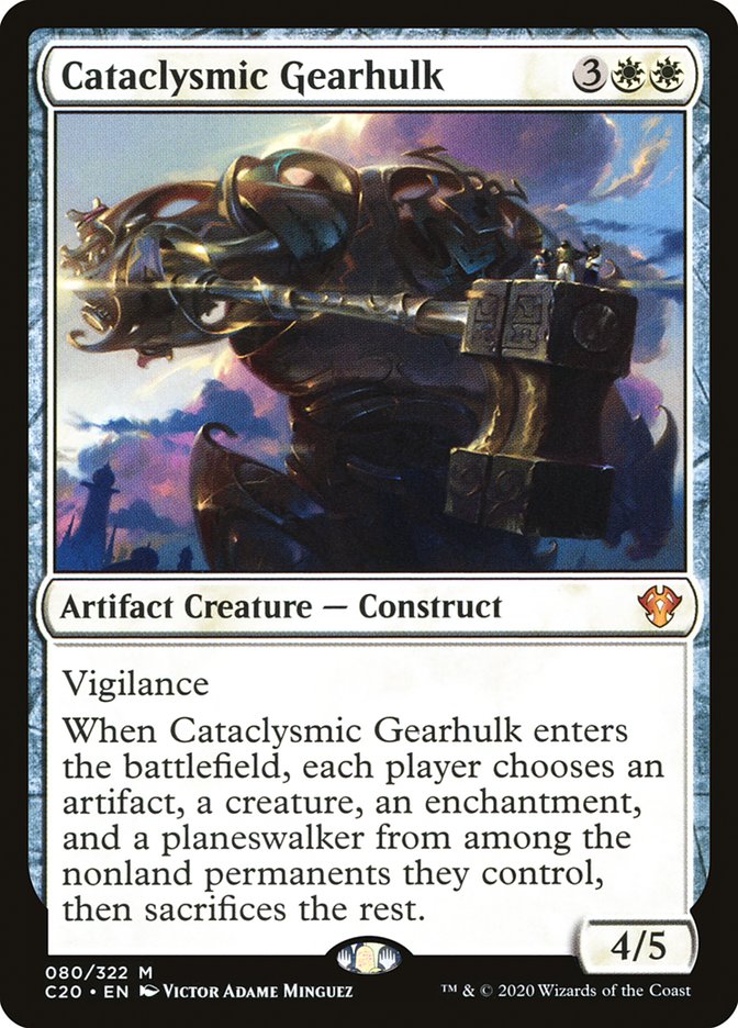 Cataclysmic Gearhulk [Commander 2020] | The Time Vault CA