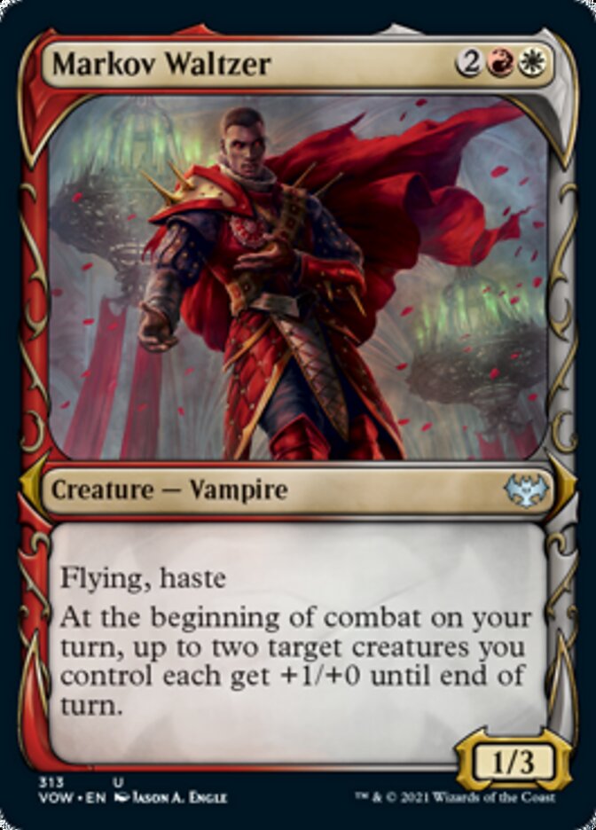 Markov Waltzer (Showcase Fang Frame) [Innistrad: Crimson Vow] | The Time Vault CA