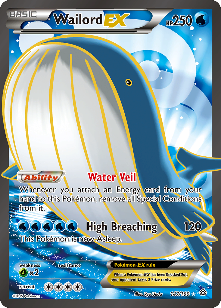 Wailord EX (147/160) [XY: Primal Clash] | The Time Vault CA