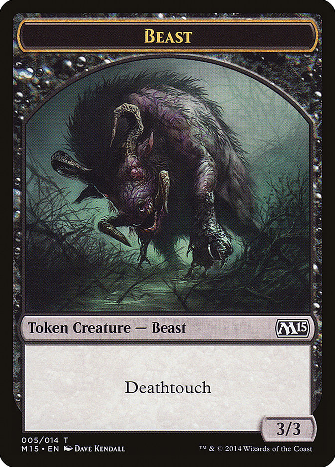 Beast (005/014) [Magic 2015 Tokens] | The Time Vault CA