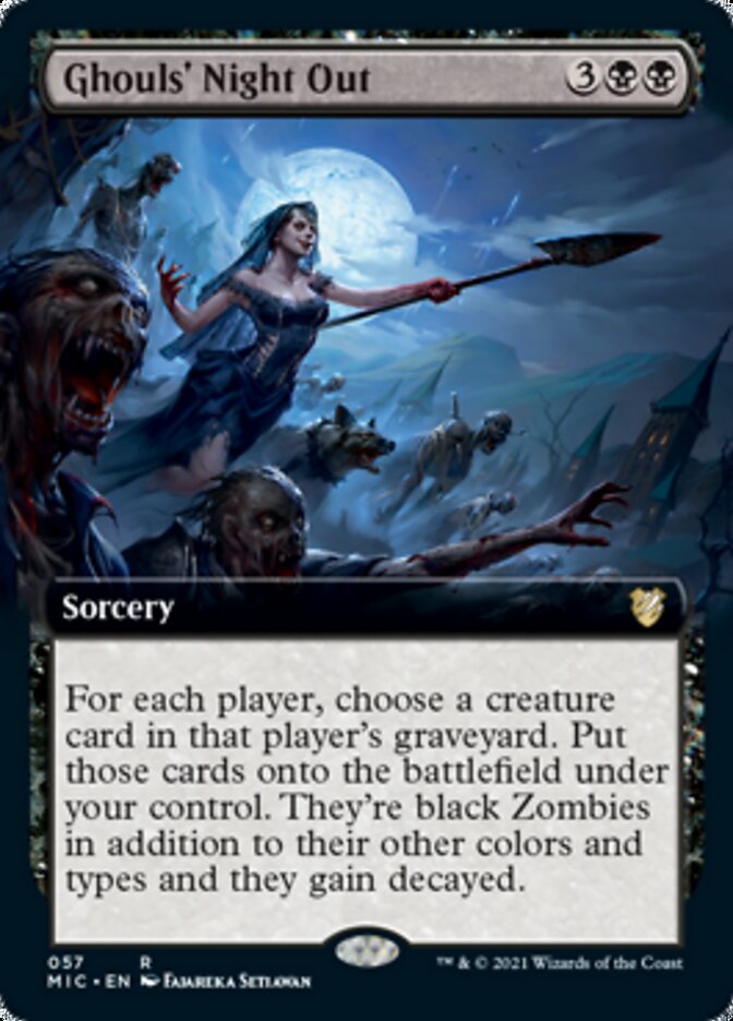 Ghouls' Night Out (Extended) [Innistrad: Midnight Hunt Commander] | The Time Vault CA