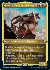 Gnostro, Voice of the Crags (Foil Etched) [Commander Legends] | The Time Vault CA