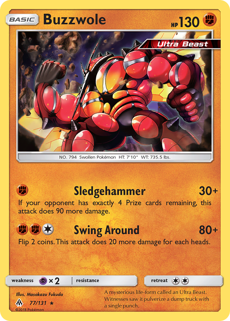 Buzzwole (77/131) [Sun & Moon: Forbidden Light] | The Time Vault CA