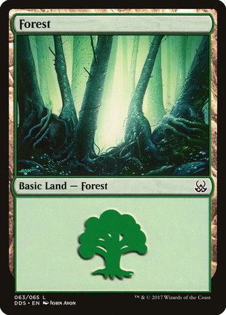 Forest (63) [Duel Decks: Mind vs. Might] | The Time Vault CA