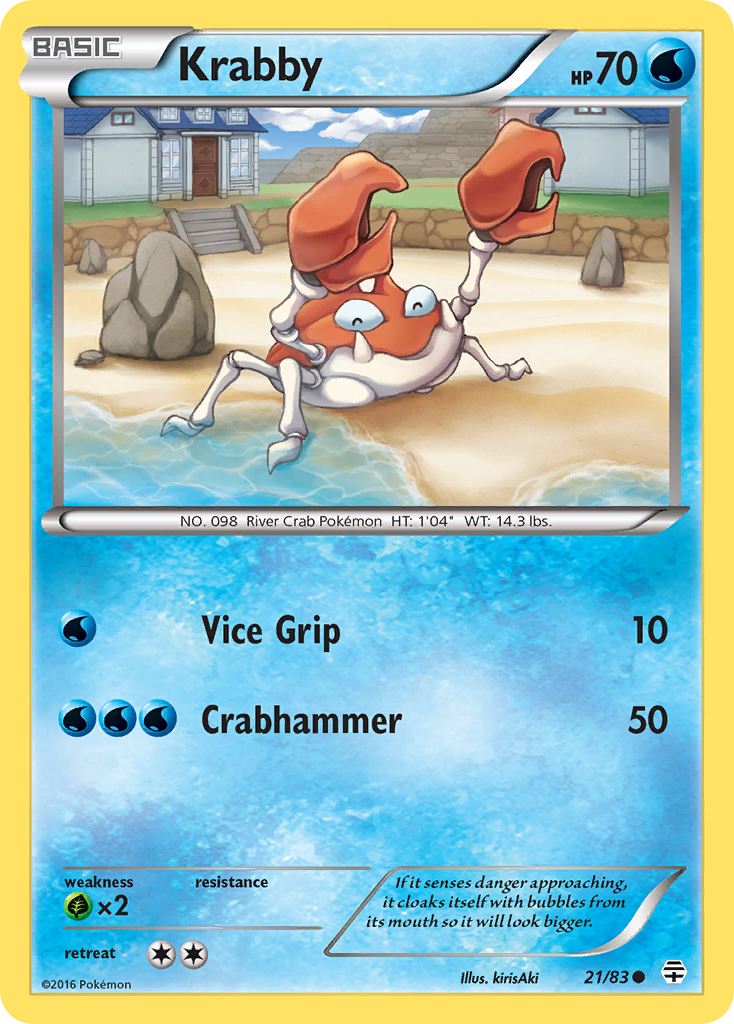 Krabby (21/83) [XY: Generations] | The Time Vault CA