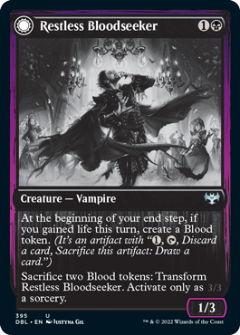 Restless Bloodseeker // Bloodsoaked Reveler [Innistrad: Double Feature] | The Time Vault CA