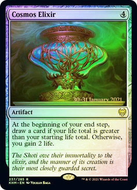 Cosmos Elixir  [Kaldheim Prerelease Promos] | The Time Vault CA