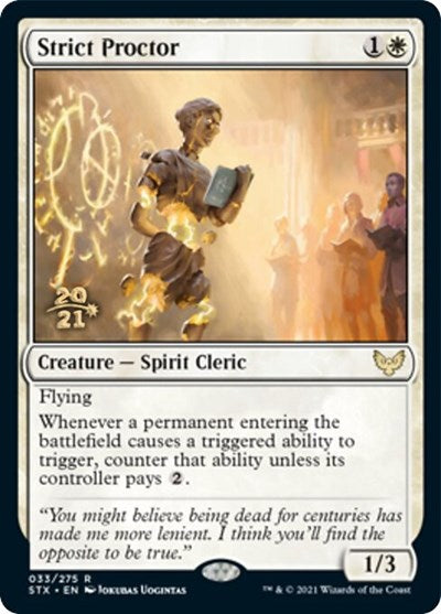 Strict Proctor [Strixhaven: School of Mages Prerelease Promos] | The Time Vault CA