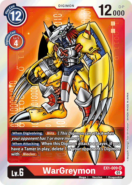 WarGreymon [EX1-009] [Classic Collection] | The Time Vault CA