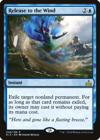 Release to the Wind [Rivals of Ixalan] | The Time Vault CA