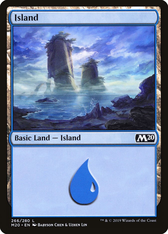 Island (#266) [Core Set 2020] | The Time Vault CA