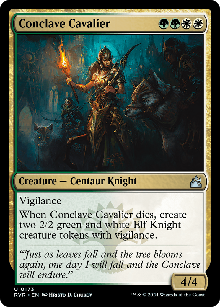 Conclave Cavalier [Ravnica Remastered] | The Time Vault CA