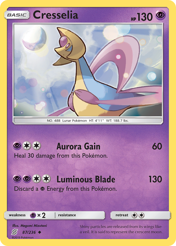 Cresselia (87/236) [Sun & Moon: Unified Minds] | The Time Vault CA