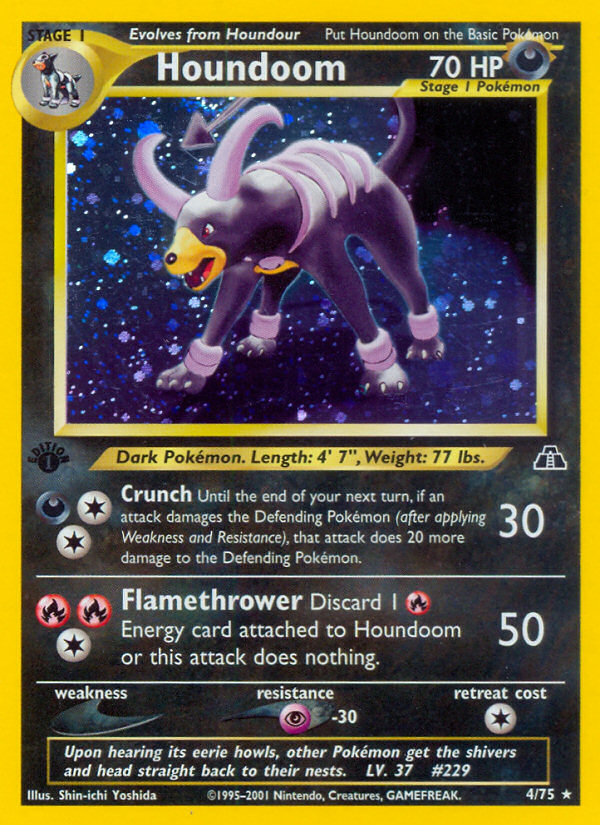 Houndoom (4/75) [Neo Discovery 1st Edition] | The Time Vault CA