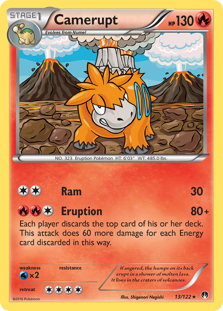 Camerupt (13/122) [XY: BREAKpoint] | The Time Vault CA