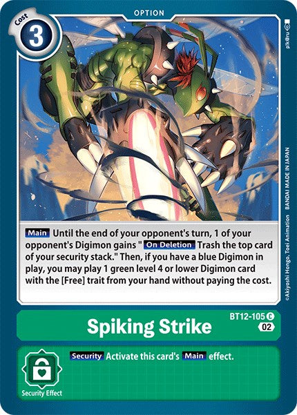 Spiking Strike [BT12-105] [Across Time] | The Time Vault CA