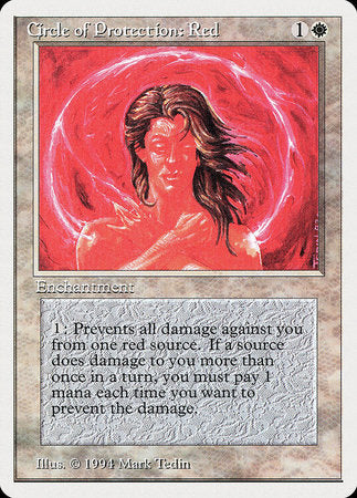Circle of Protection: Red [Summer Magic / Edgar] | The Time Vault CA