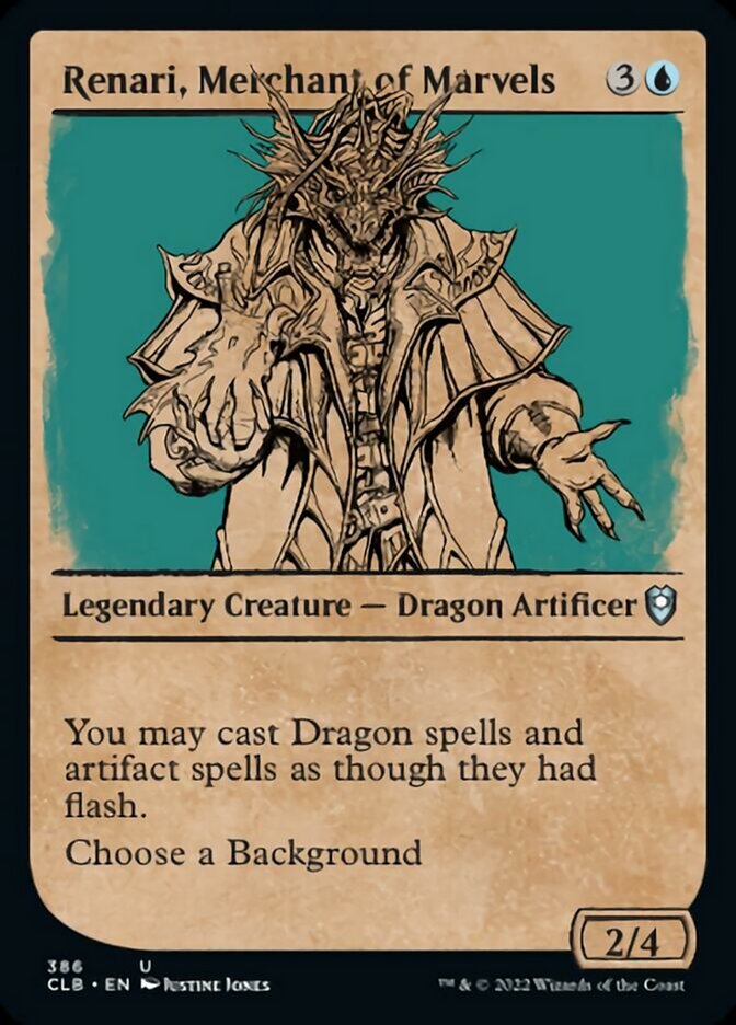 Renari, Merchant of Marvels (Showcase) [Commander Legends: Battle for Baldur's Gate] | The Time Vault CA