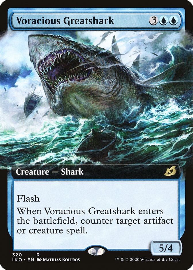 Voracious Greatshark (Extended Art) [Ikoria: Lair of Behemoths] | The Time Vault CA