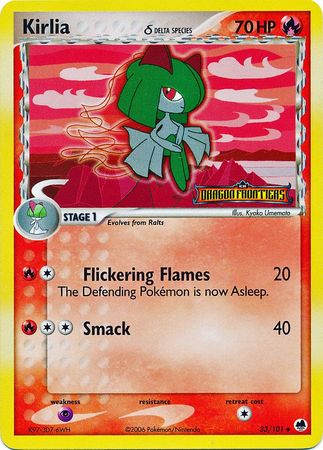 Kirlia (33/101) (Delta Species) (Stamped) [EX: Dragon Frontiers] | The Time Vault CA