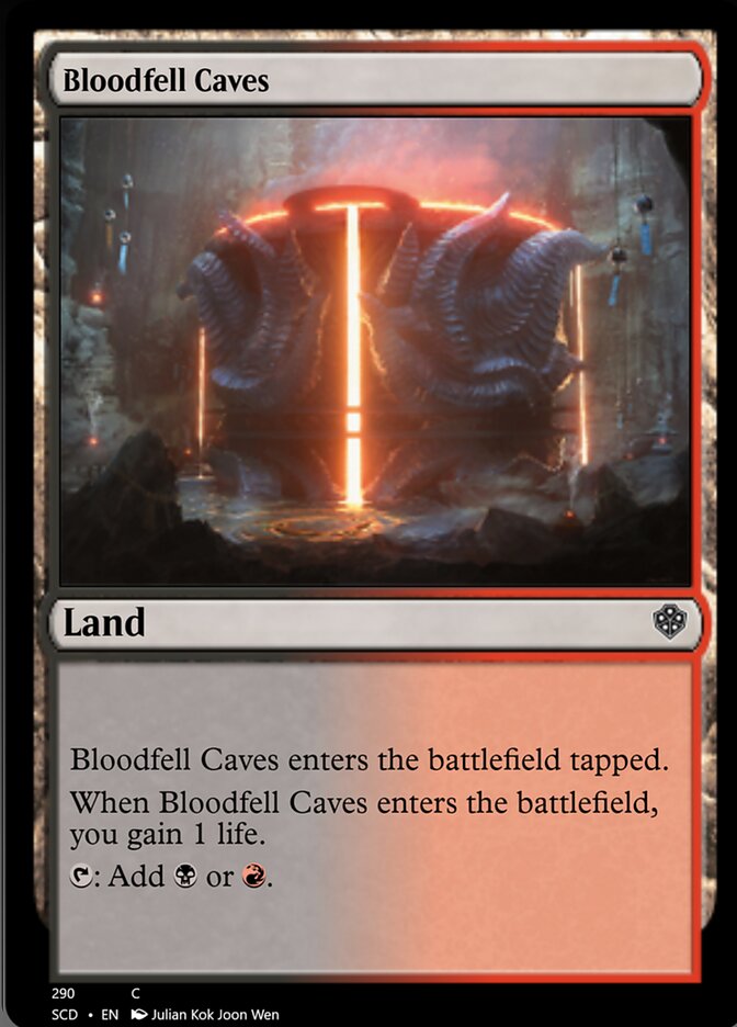 Bloodfell Caves [Starter Commander Decks] | The Time Vault CA