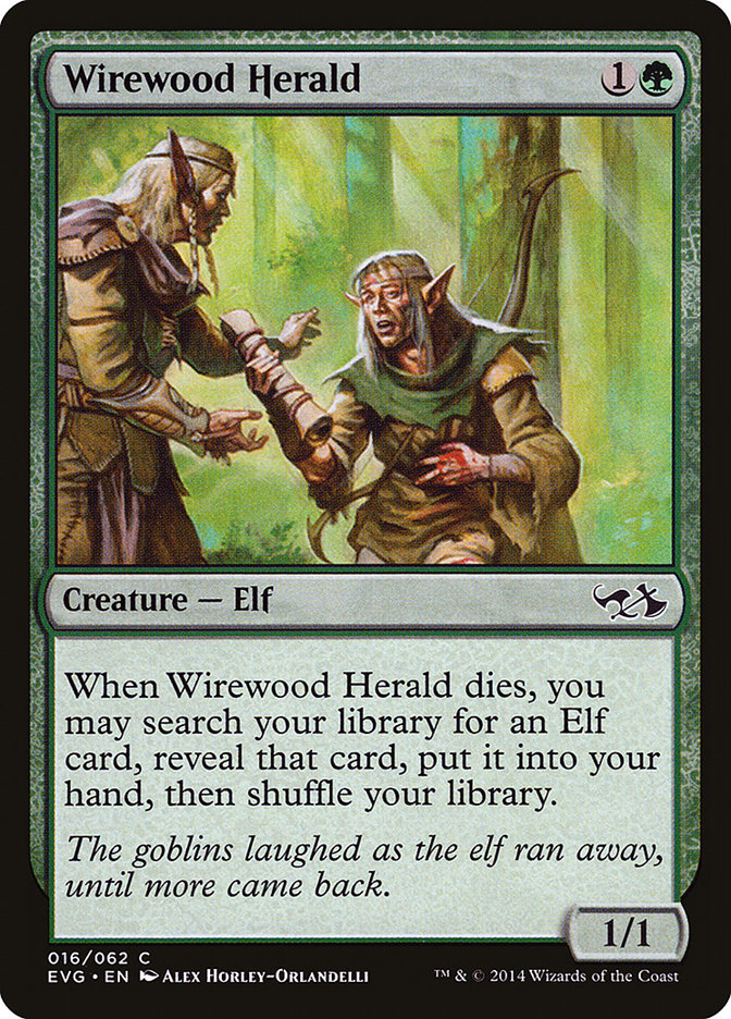 Wirewood Herald (Elves vs. Goblins) [Duel Decks Anthology] | The Time Vault CA