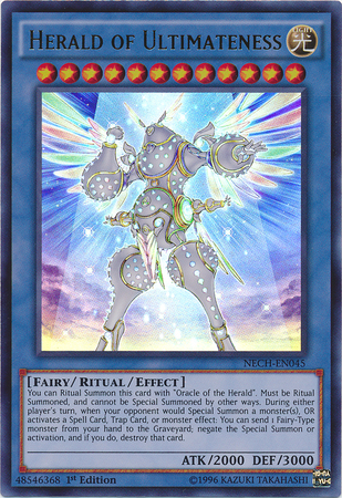Herald of Ultimateness [NECH-EN045] Ultra Rare | The Time Vault CA
