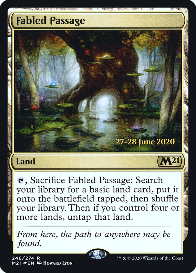 Fabled Passage  [Core Set 2021 Prerelease Promos] | The Time Vault CA