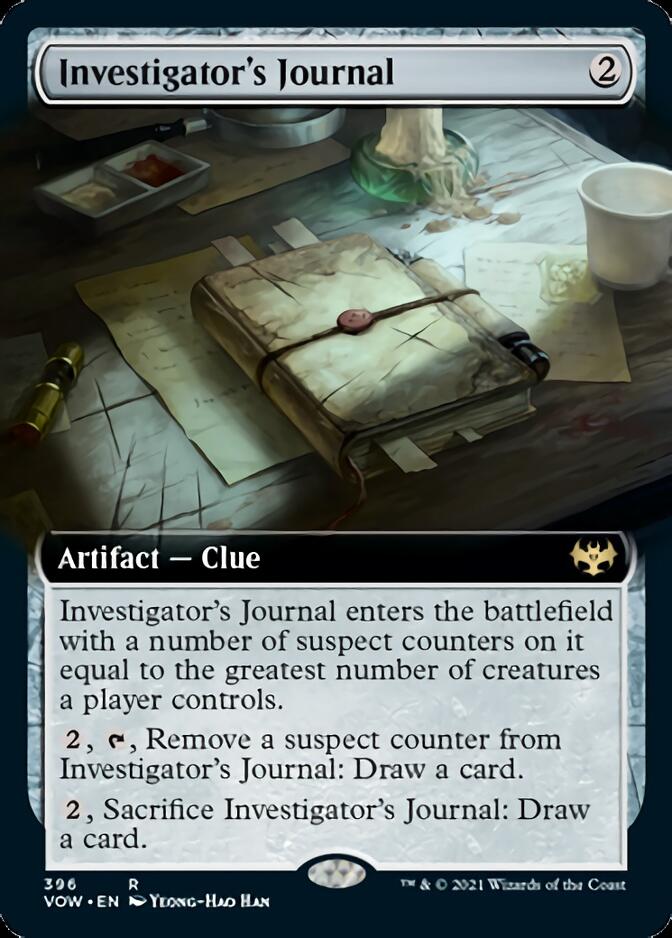 Investigator's Journal (Extended) [Innistrad: Crimson Vow] | The Time Vault CA