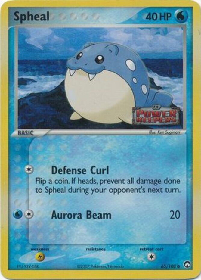 Spheal (65/108) (Stamped) [EX: Power Keepers] | The Time Vault CA