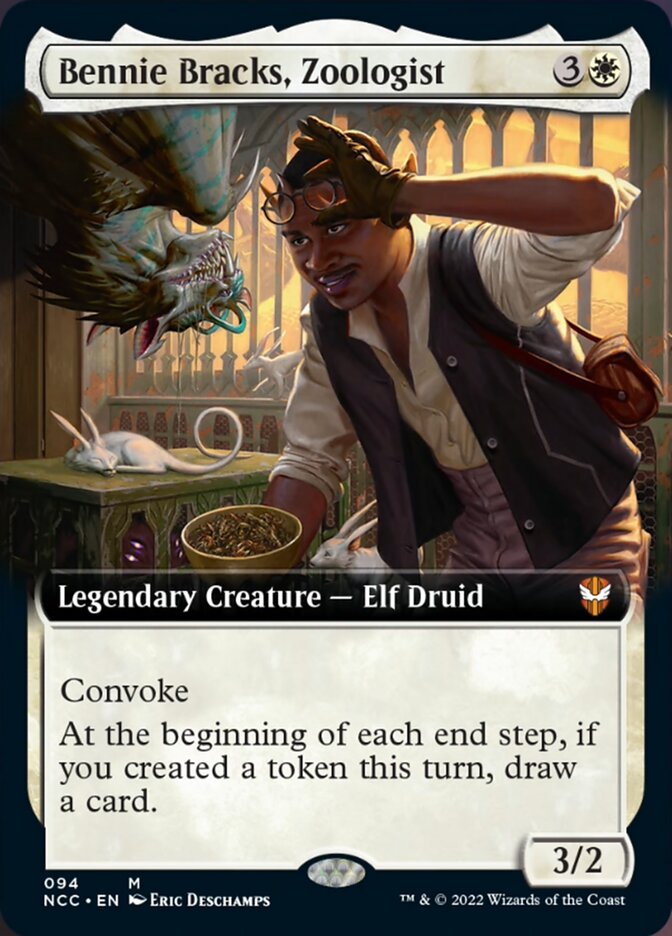 Bennie Bracks, Zoologist (Extended Art) [Streets of New Capenna Commander] | The Time Vault CA