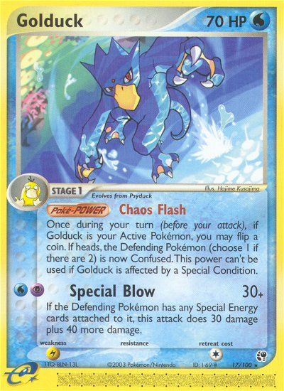 Golduck (17/100) [EX: Sandstorm] | The Time Vault CA