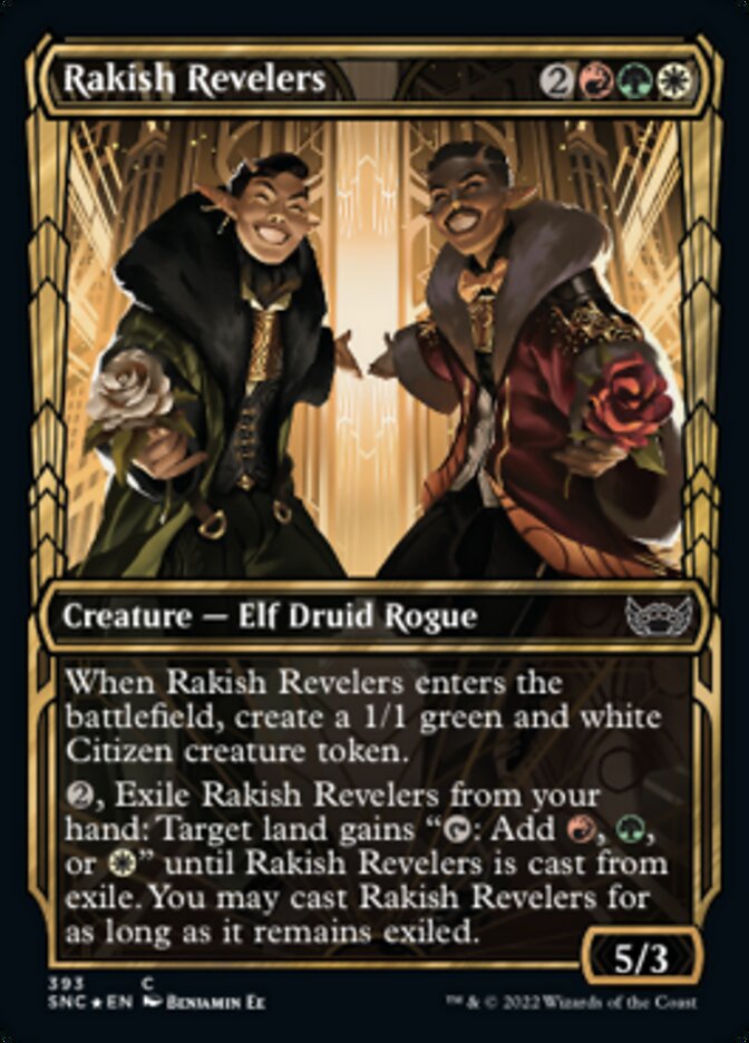 Rakish Revelers (Showcase Golden Age Gilded Foil) [Streets of New Capenna] | The Time Vault CA
