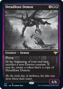Dreadfeast Demon [Innistrad: Double Feature] | The Time Vault CA