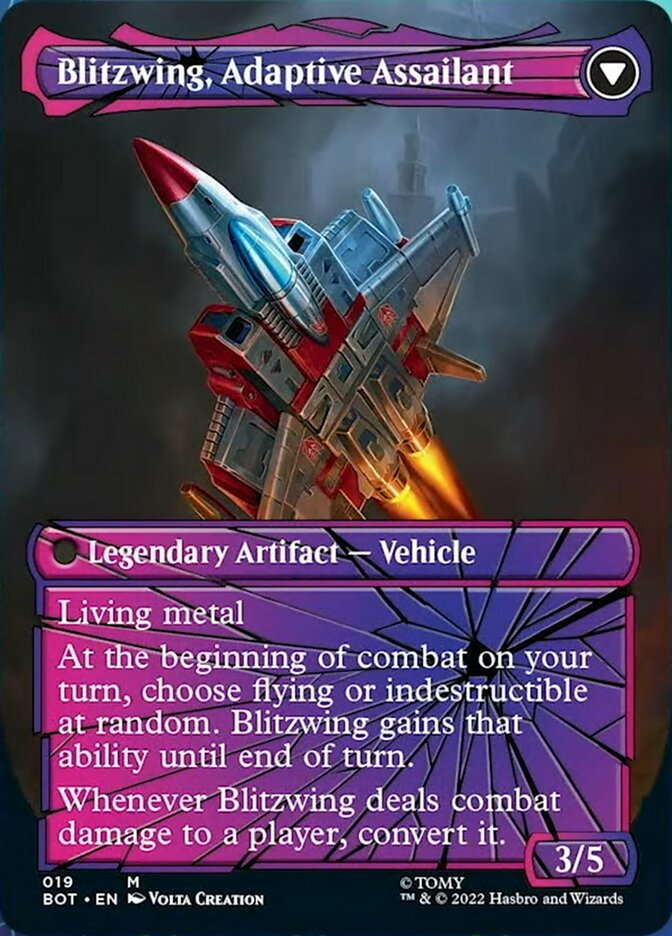 Blitzwing, Cruel Tormentor // Blitzwing, Adaptive Assailant (Shattered Glass) [Universes Beyond: Transformers] | The Time Vault CA