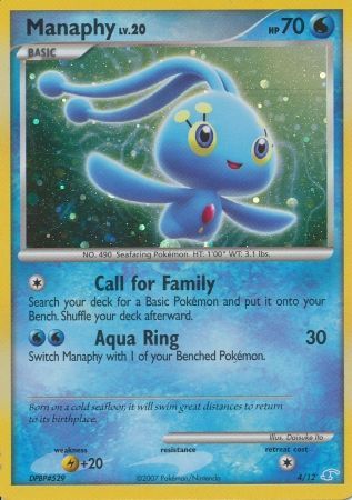 Manaphy (4/12) [Diamond & Pearl: Trainer Kit - Manaphy] | The Time Vault CA