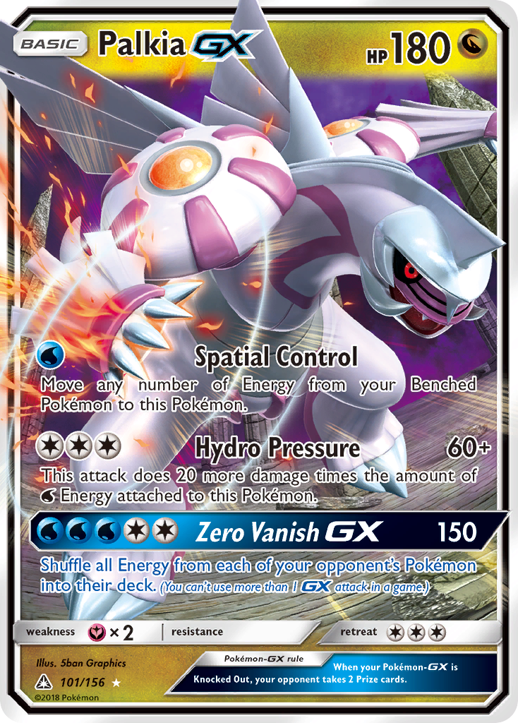 Palkia GX (101/156) [Sun & Moon: Ultra Prism] | The Time Vault CA