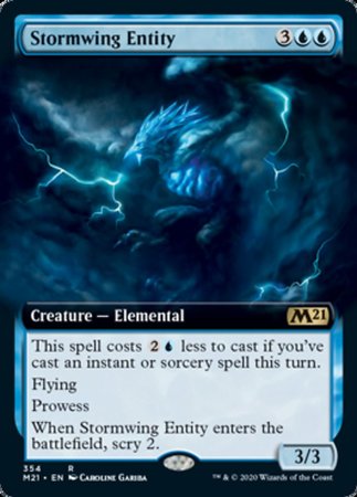 Stormwing Entity (Extended Art) [Core Set 2021] | The Time Vault CA