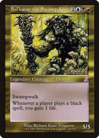 Sol'kanar the Swamp King [Time Spiral Timeshifted] | The Time Vault CA