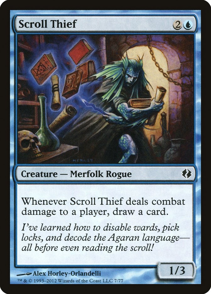 Scroll Thief [Duel Decks: Venser vs. Koth] | The Time Vault CA