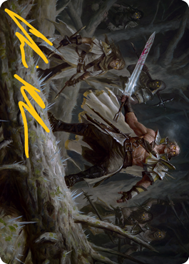 Tovolar, Dire Overlord 1 Art Card (Gold-Stamped Signature) [Innistrad: Midnight Hunt Art Series] | The Time Vault CA