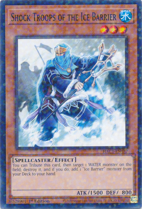 Shock Troops of the Ice Barrier (Duel Terminal) [HAC1-EN037] Common | The Time Vault CA