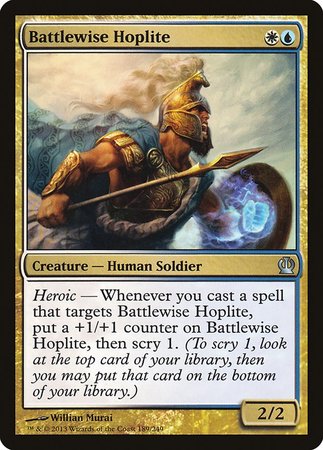 Battlewise Hoplite [Theros] | The Time Vault CA