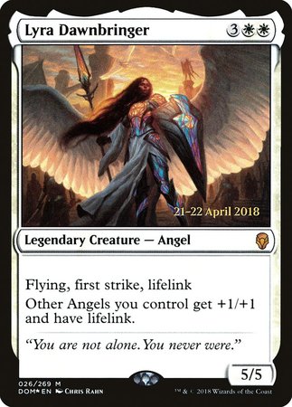 Lyra Dawnbringer [Dominaria Promos] | The Time Vault CA