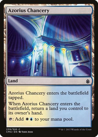 Azorius Chancery [Commander Anthology] | The Time Vault CA